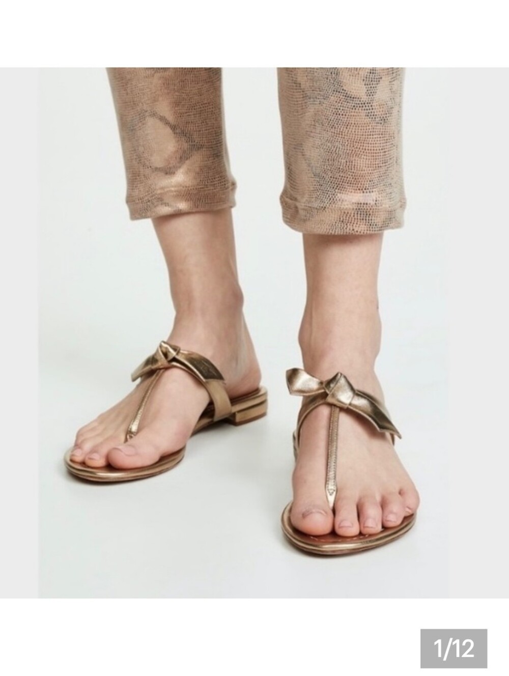 Alexandre Birman Clarita Naked Flat Sandal In Graphite Color